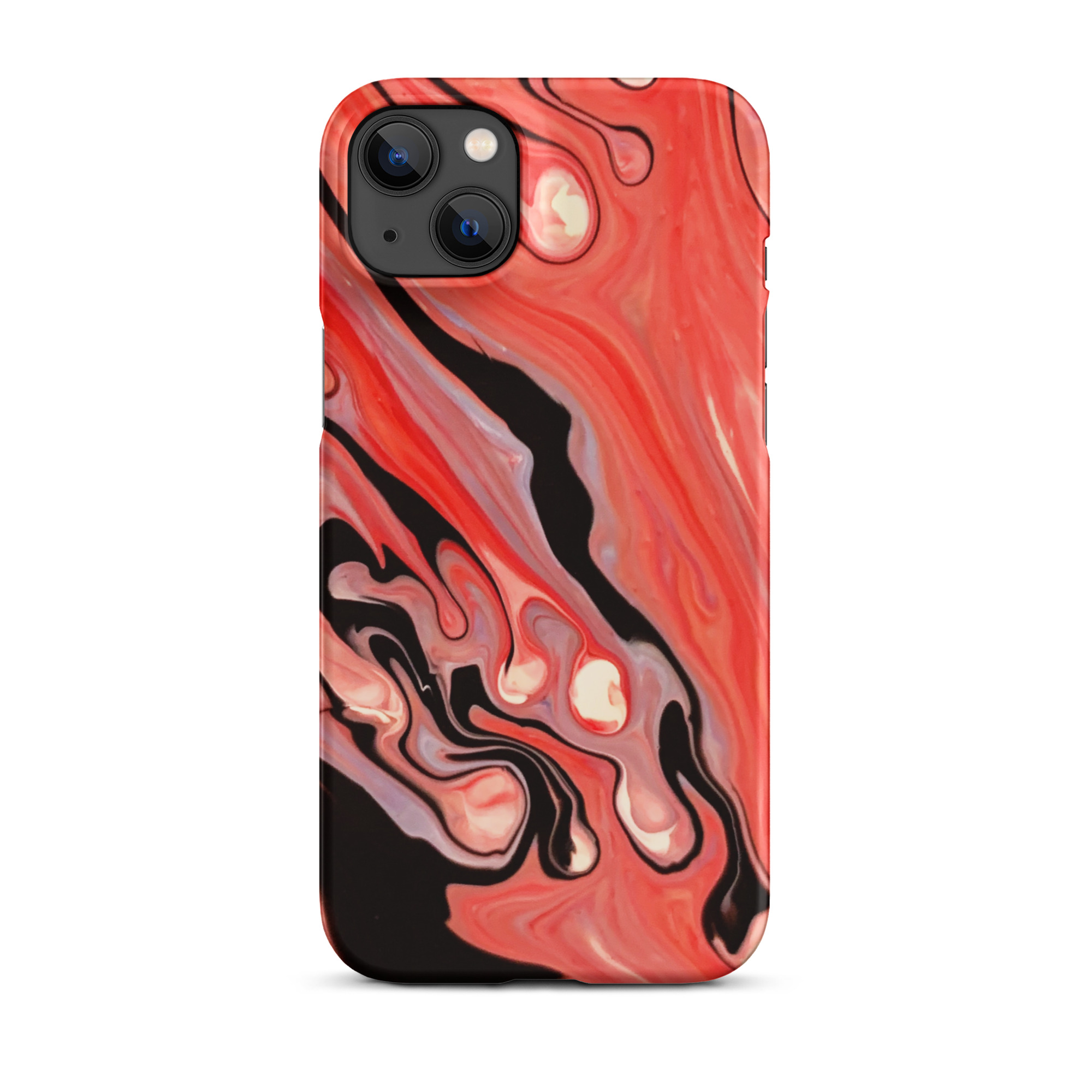 Snap case for iphone matte iphone 14 plus front 68fdddb318703.jpg