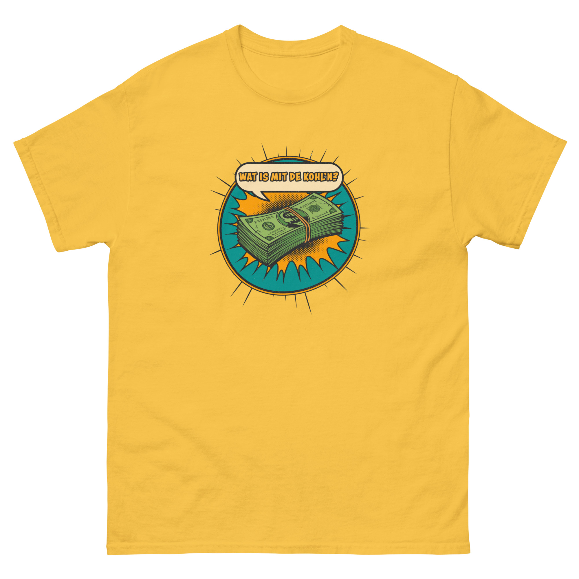 Wat is mit de Kohl'n - Unisex Comic Fun T-Shirt Leipzig – Bild 11
