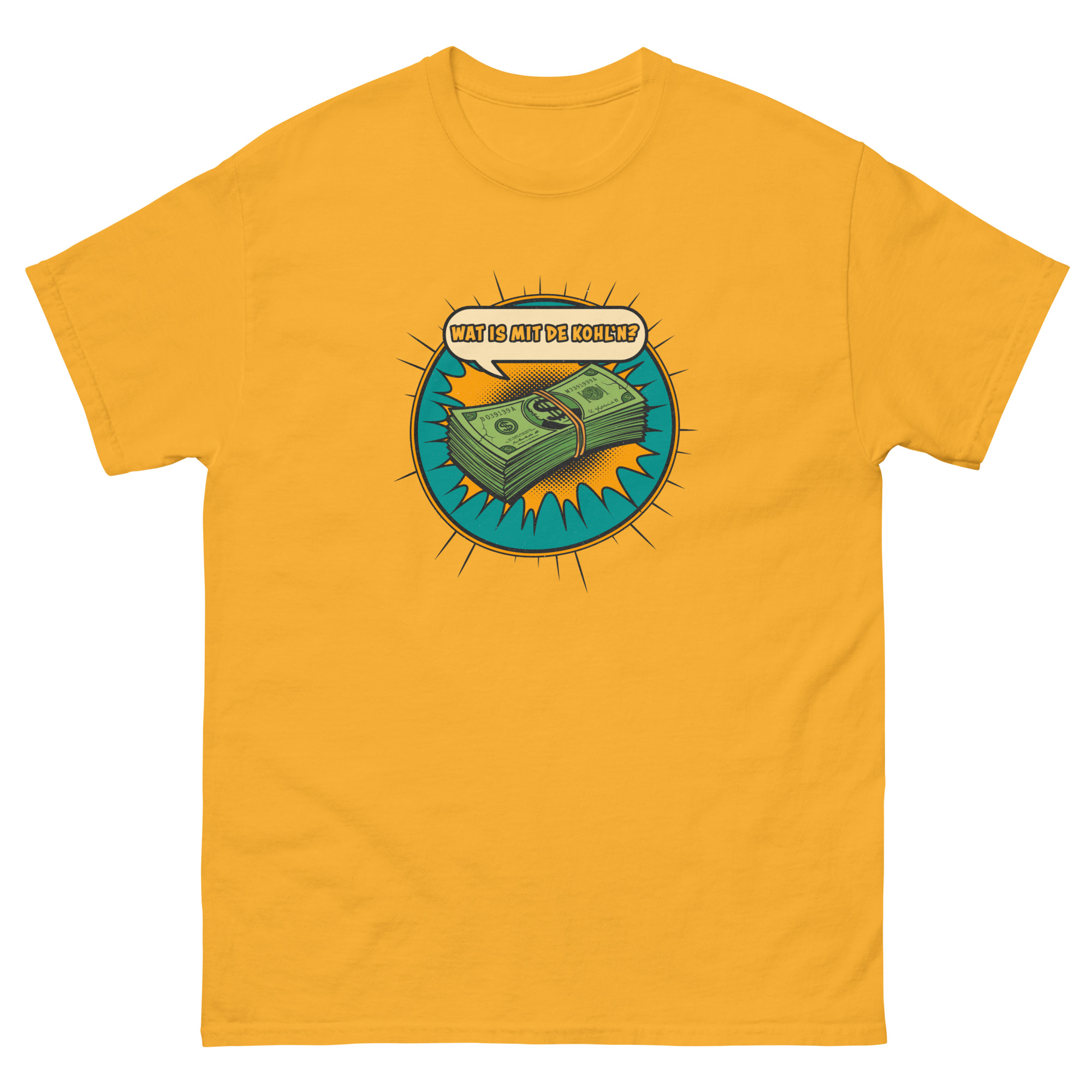 Wat is mit de Kohl'n - Unisex Comic Fun T-Shirt Leipzig – Bild 8