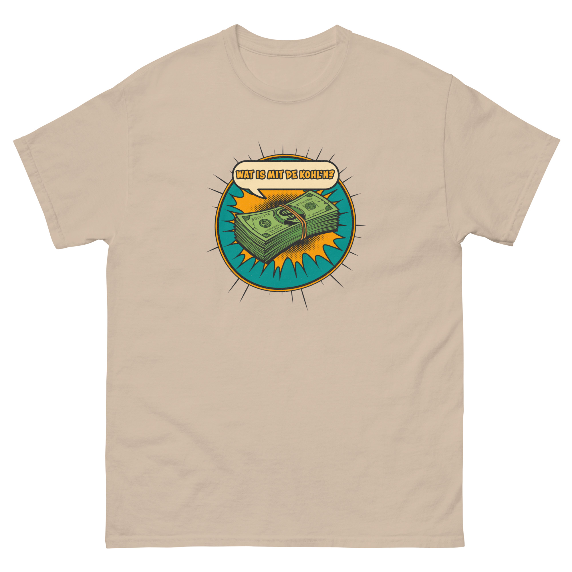 Wat is mit de Kohl'n - Unisex Comic Fun T-Shirt Leipzig – Bild 9