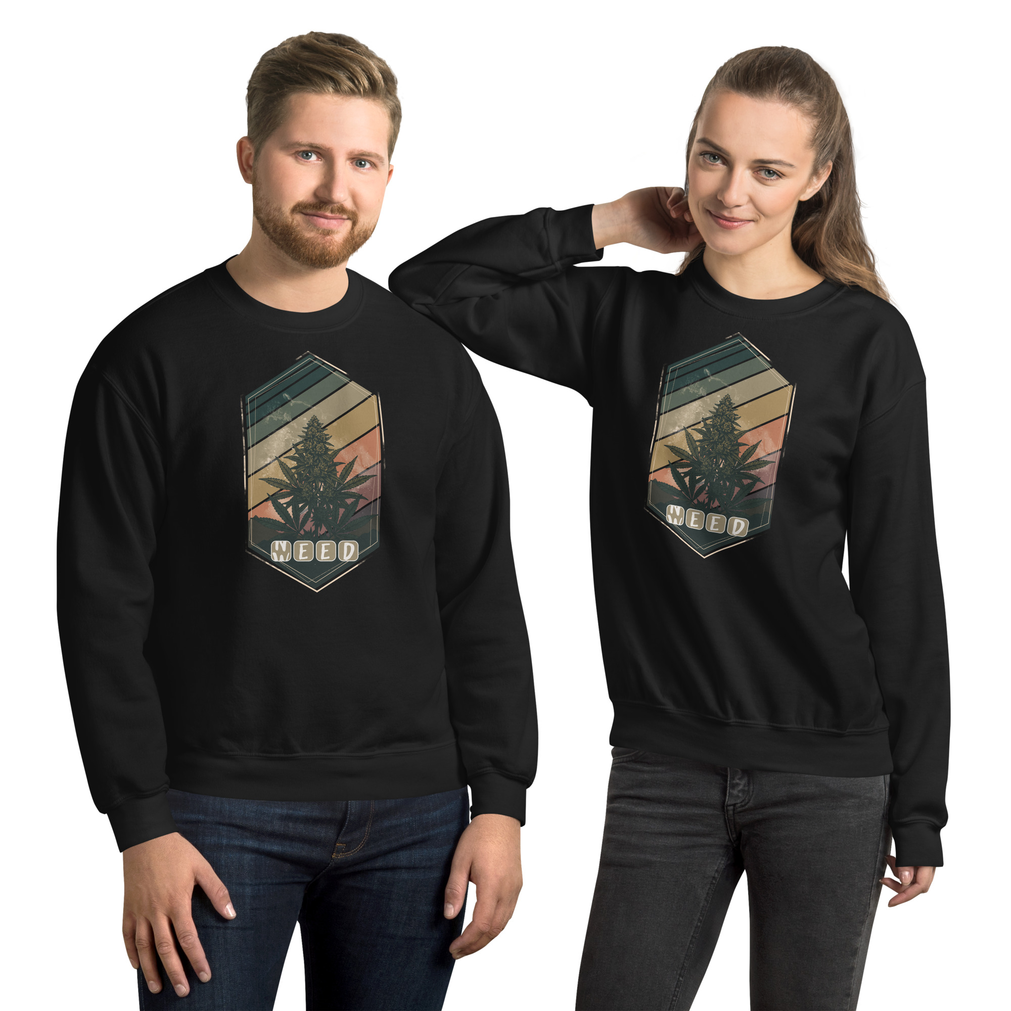 Unisex crew neck sweatshirt black front 690323bbb1479.jpg