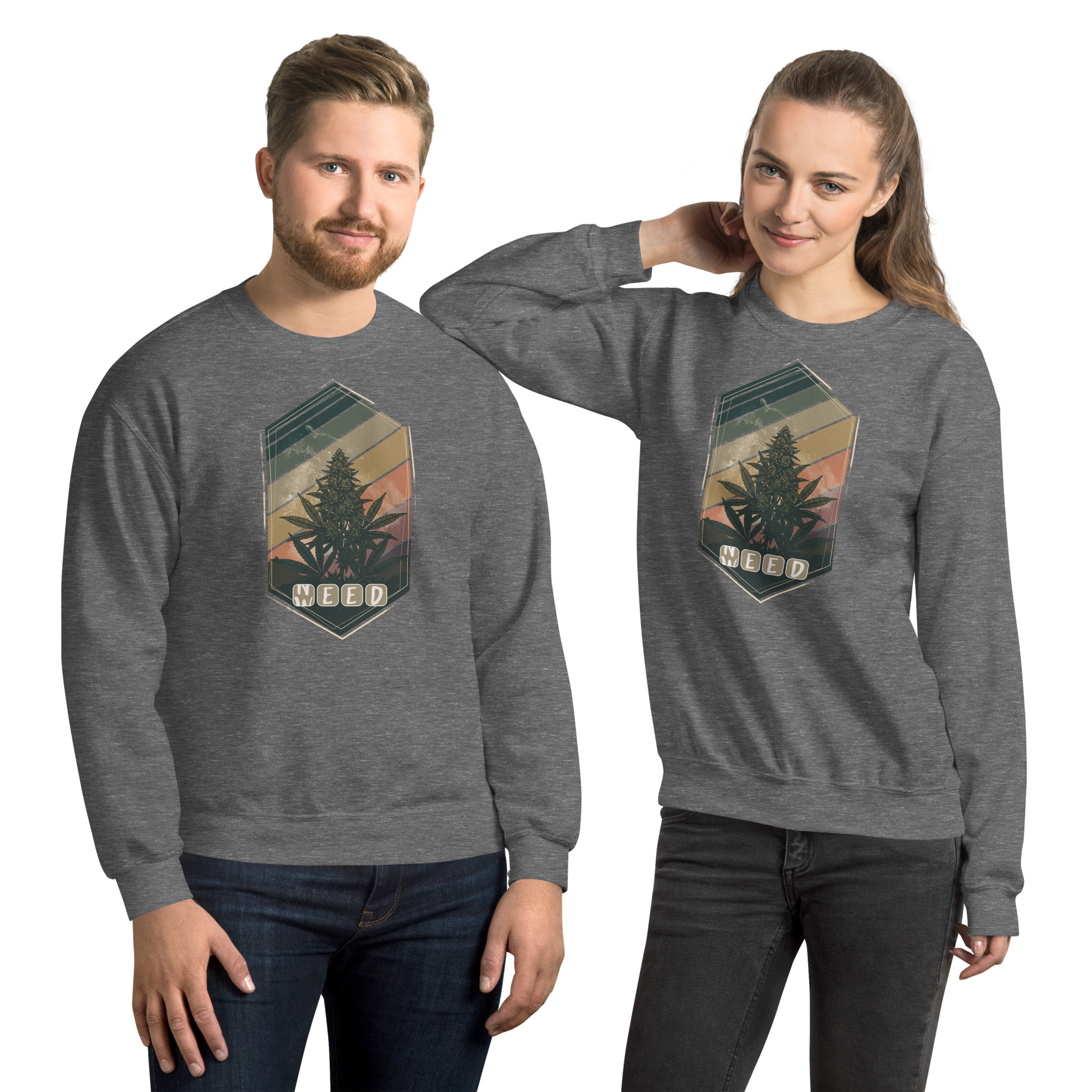 Unisex crew neck sweatshirt graphite heather front 690323bbba6a7.jpg