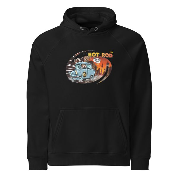 Berlin Hod Rod Comic Bio-Raglan-Hoodie
