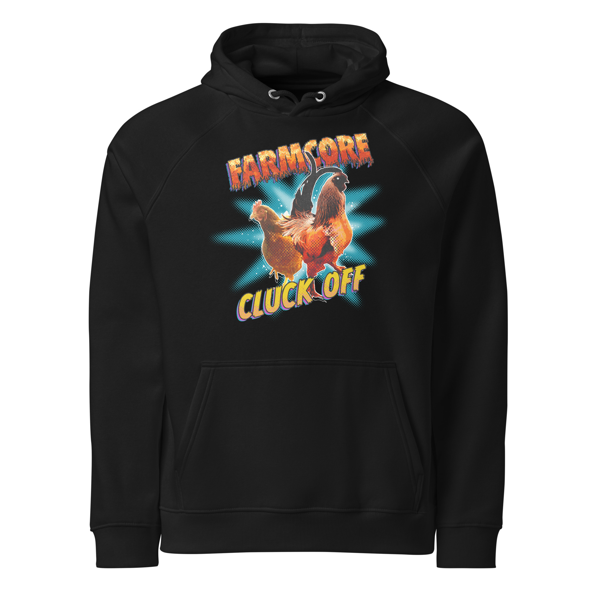 Unisex eco raglan hoodie black front 68f410cf2ea1b.jpg