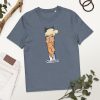 Karikatur einer prominenten Politikfigur Bio-Baumwoll-T-Shirt