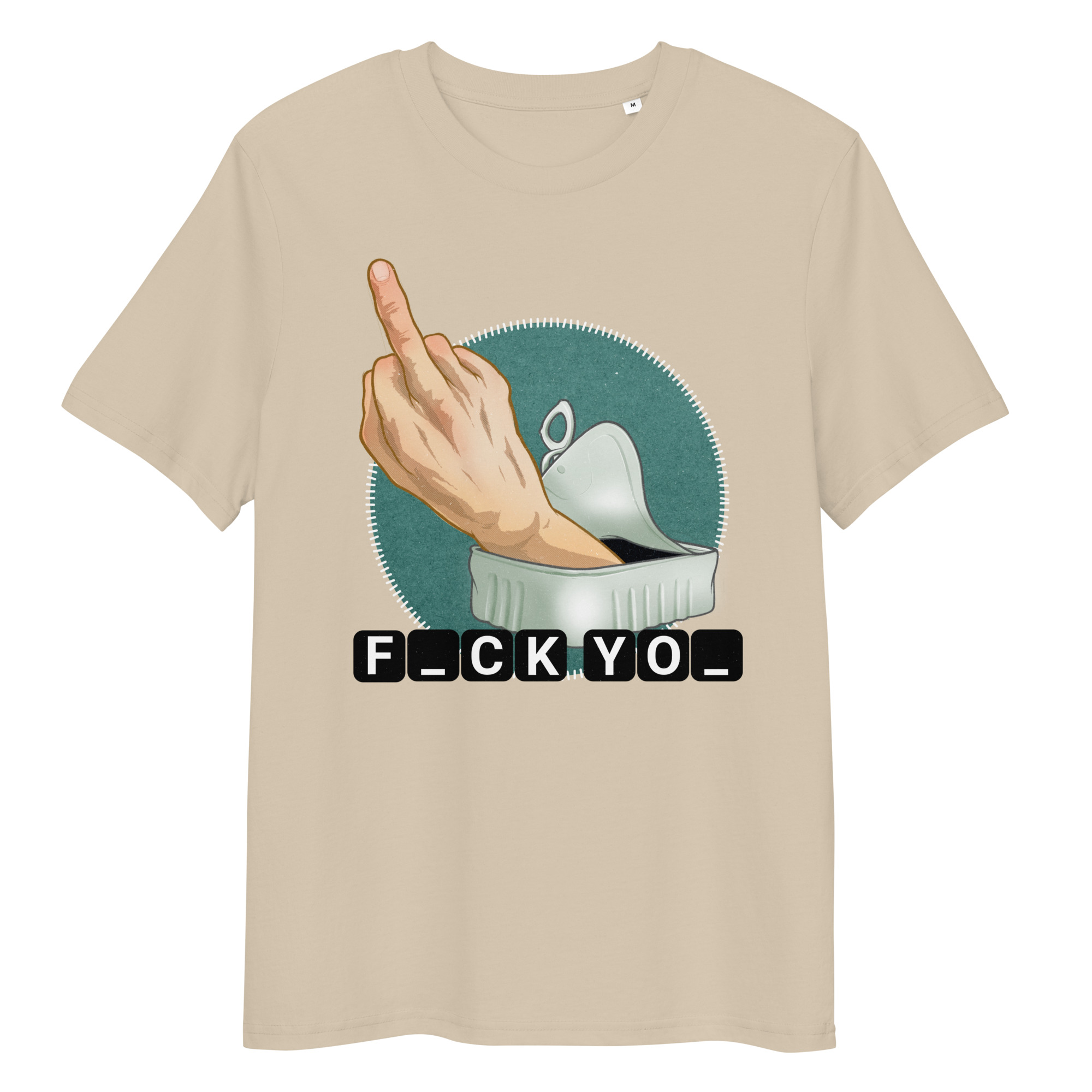 Unisex organic cotton t shirt desert dust front 68f4ca6245670.jpg