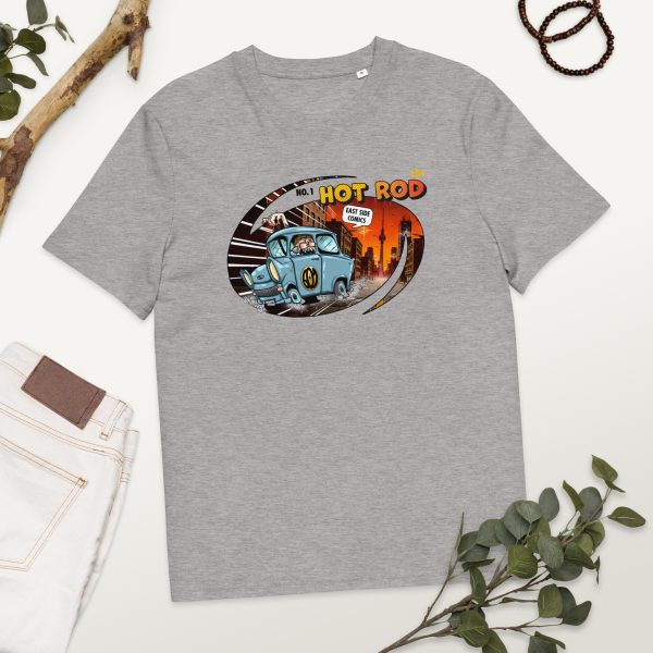 Berliner Hod Rod Comic auf Bio-Baumwoll-T-Shirt