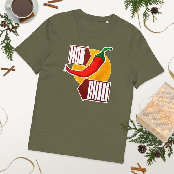 Hot Chili Unisex-Bio-Baumwoll-T-Shirt