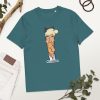 Karikatur einer prominenten Politikfigur Bio-Baumwoll-T-Shirt