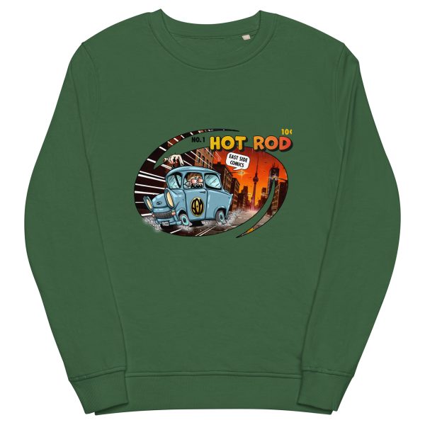 Berlin Hot Rod Comic Unisex Bio-Pullover