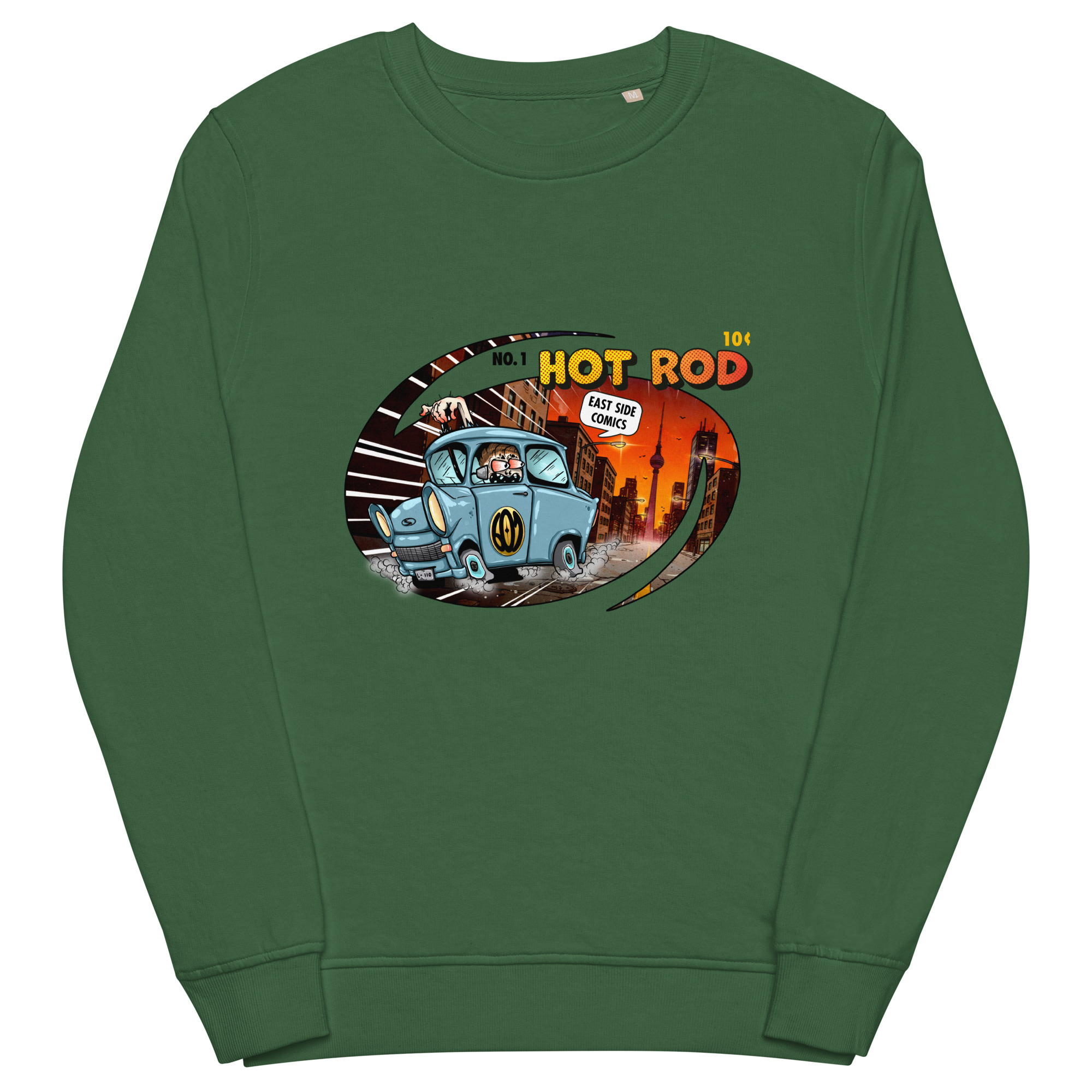 Trabant HOT ROD Comic Bio-Pullover – Bild 5