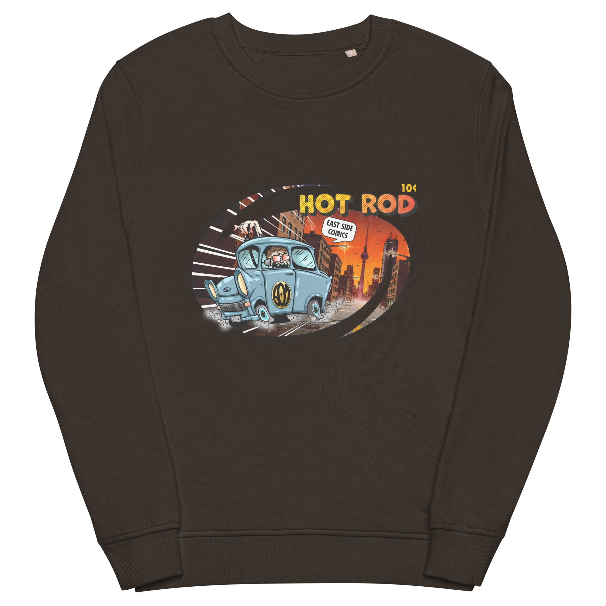Trabant HOT ROD Comic Bio-Pullover – Bild 3