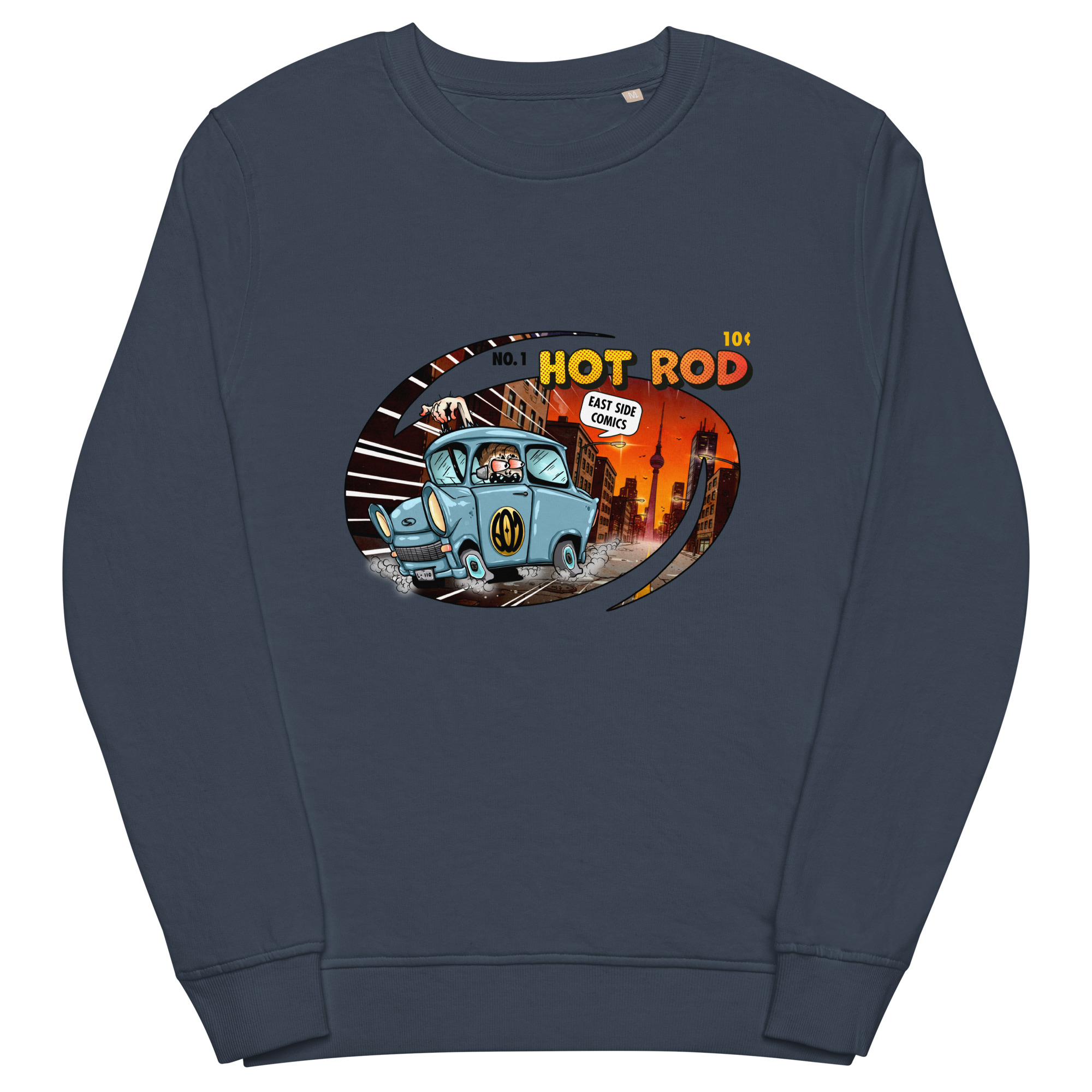 Trabant HOT ROD Comic Bio-Pullover – Bild 4