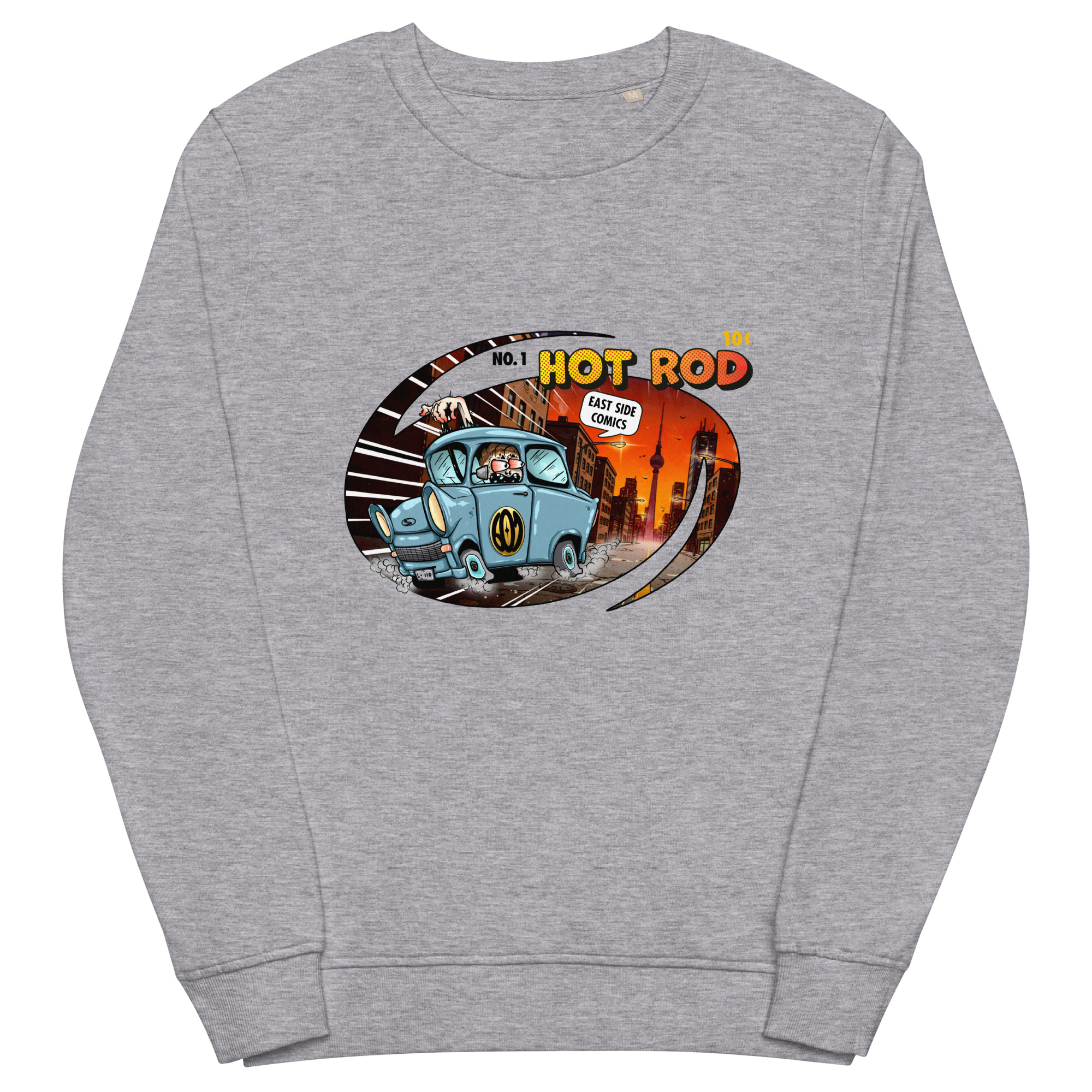 Trabant HOT ROD Comic Bio-Pullover – Bild 7