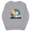 Unisex organic sweatshirt grey melange front 68f4c8f4ac400.jpg