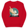Unisex organic sweatshirt red front 68f4c8f4a6e2b.jpg