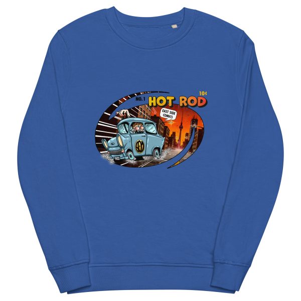 Berlin Hot Rod Comic Unisex Bio-Pullover