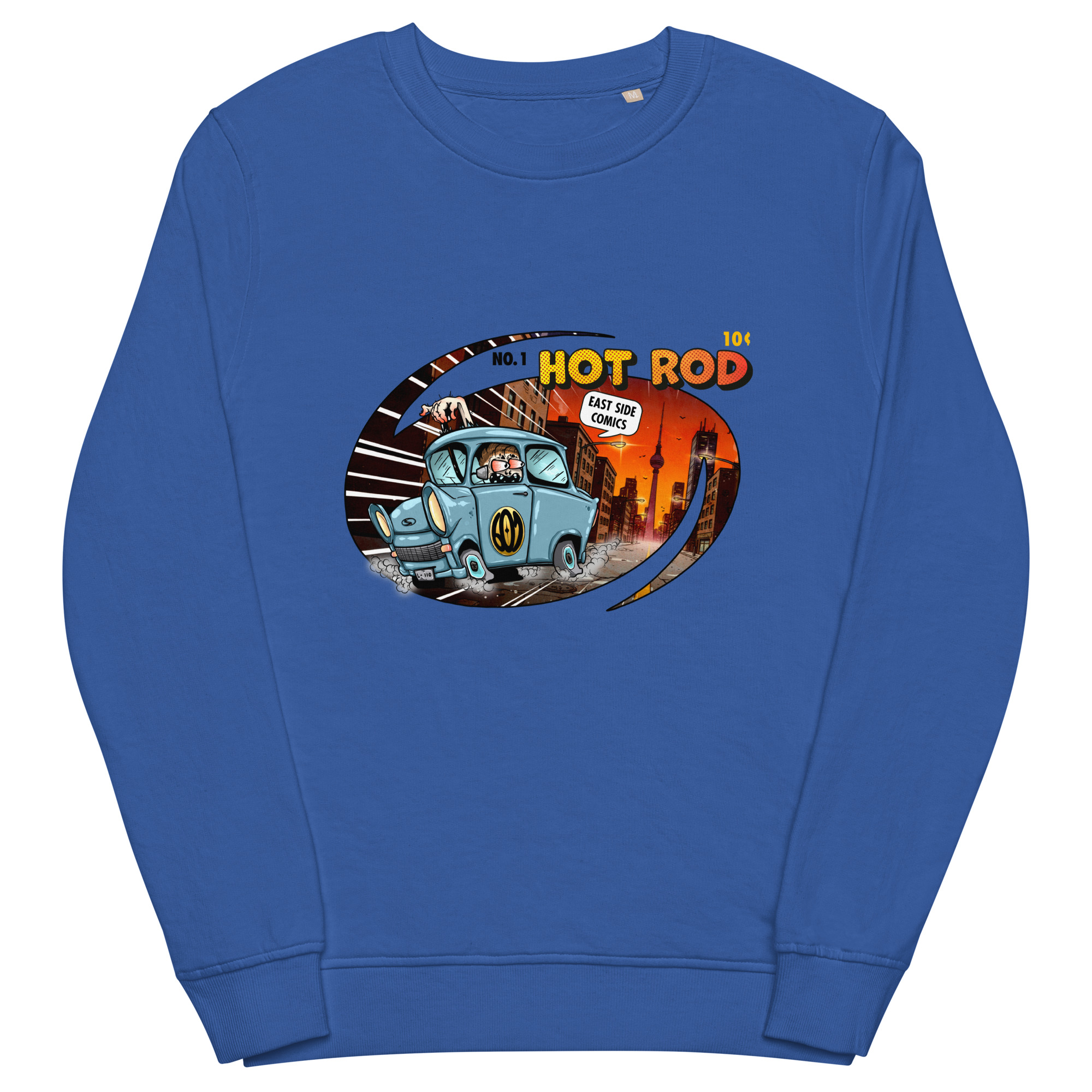 Trabant HOT ROD Comic Bio-Pullover – Bild 6