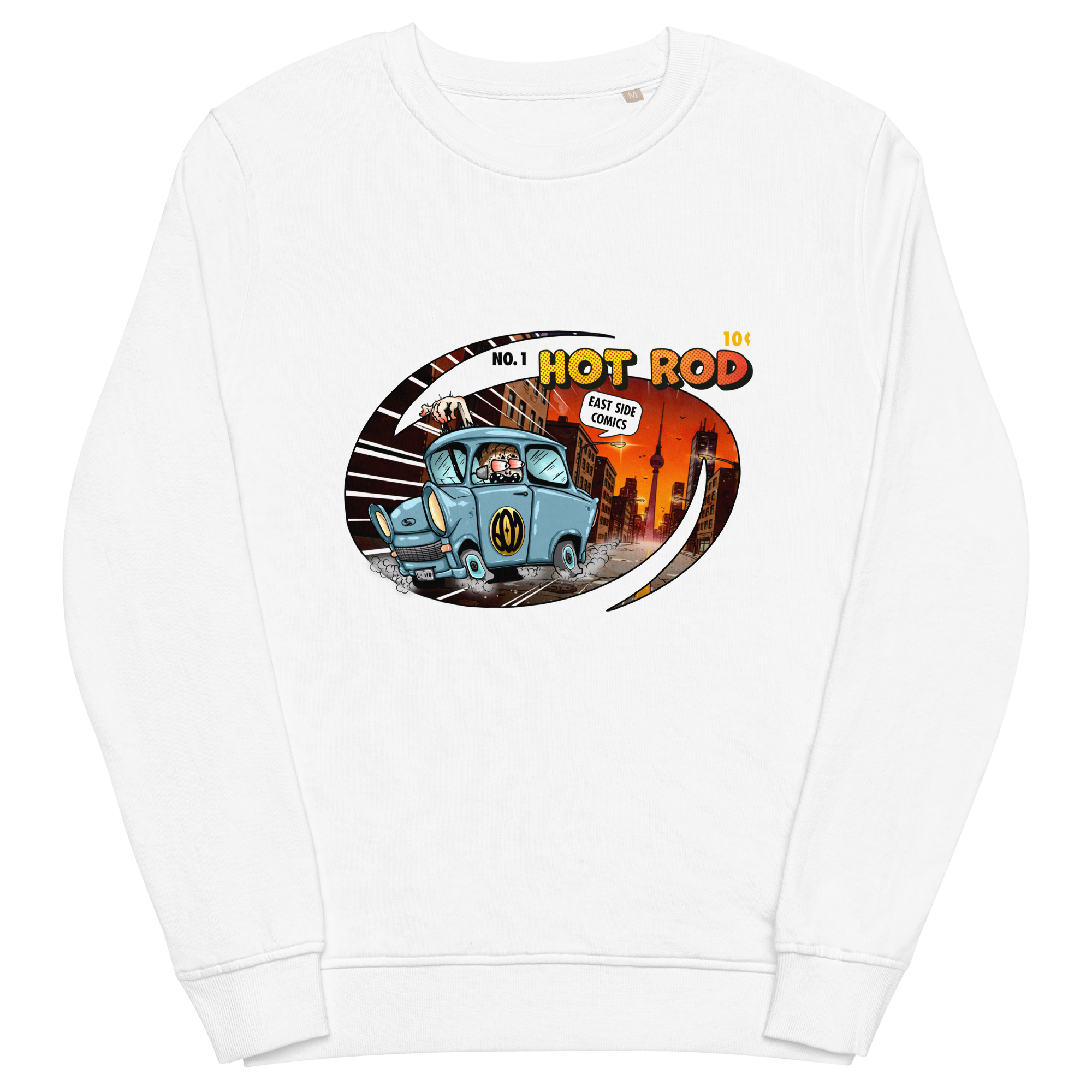 Trabant HOT ROD Comic Bio-Pullover – Bild 8