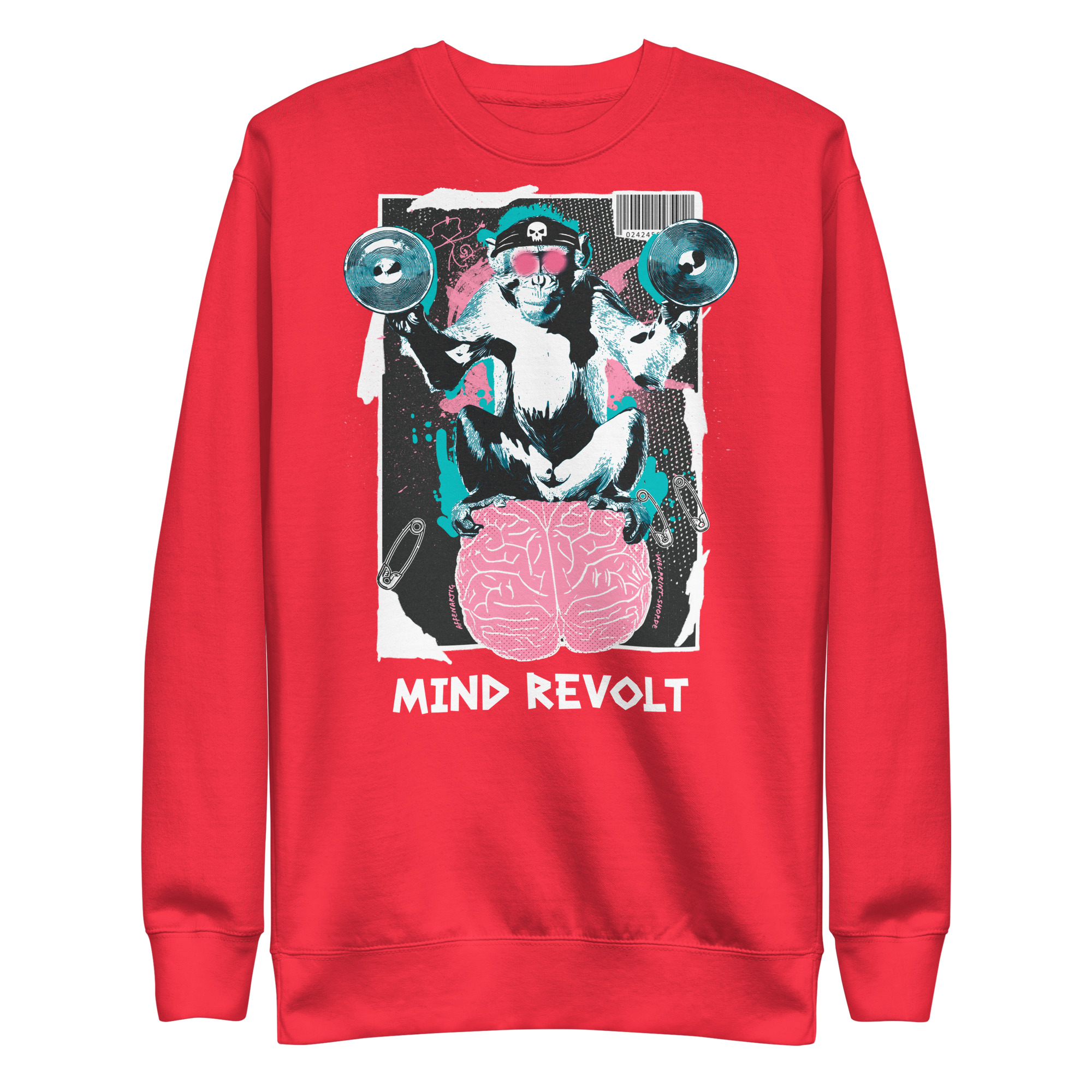 Unisex premium sweatshirt team red front 6905229d7c345.jpg