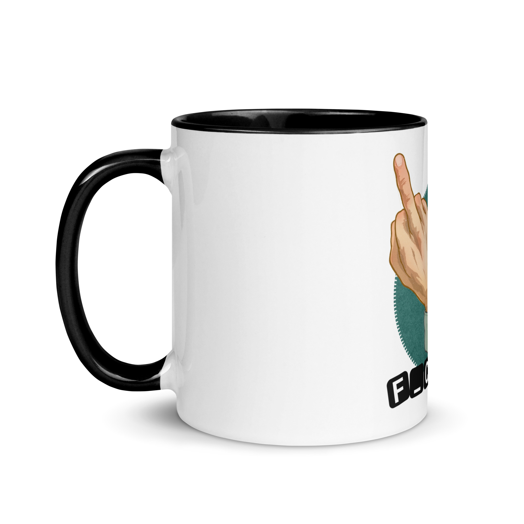 F_ck Yo_ Tasse mit farbiger Innenseite – Bild 3