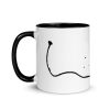 Durchziehender Faden - Eine Tasse mit farbiger Innenseite