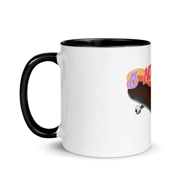 is not a crime Tasse mit farbiger Innenseite