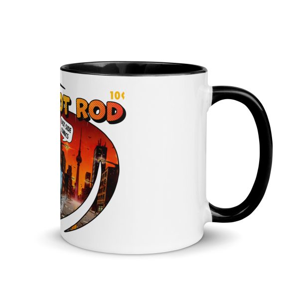 Berlin HOT ROD Comic Tasse mit farbiger Innenseite