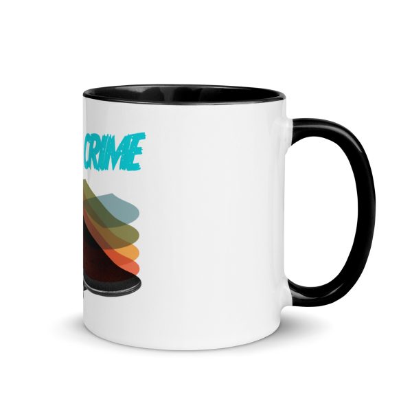 is not a crime Tasse mit farbiger Innenseite