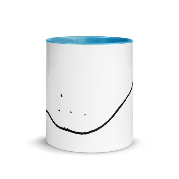 Durchziehender Faden - Eine Tasse mit farbiger Innenseite