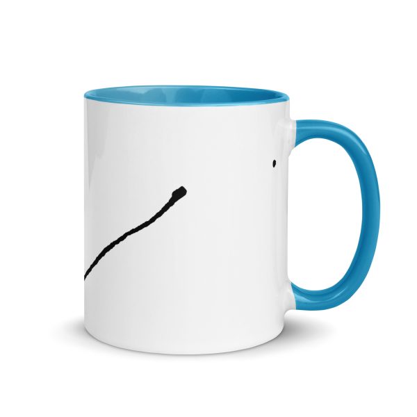 Durchziehender Faden - Eine Tasse mit farbiger Innenseite