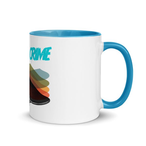 is not a crime Tasse mit farbiger Innenseite