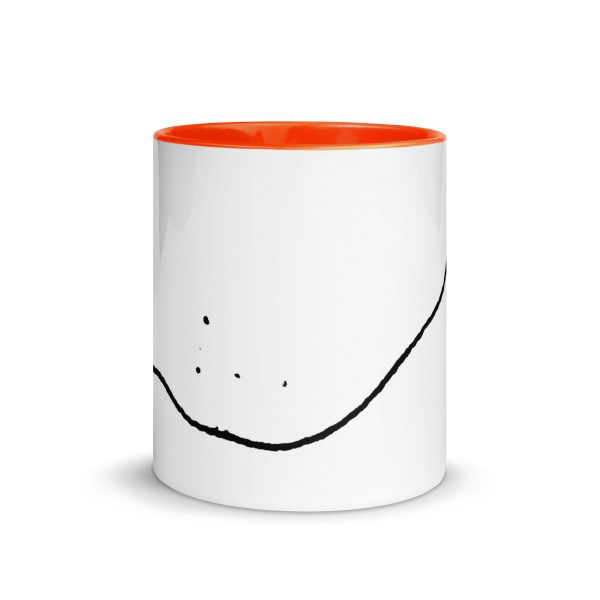 Durchziehender Faden - Eine Tasse mit farbiger Innenseite