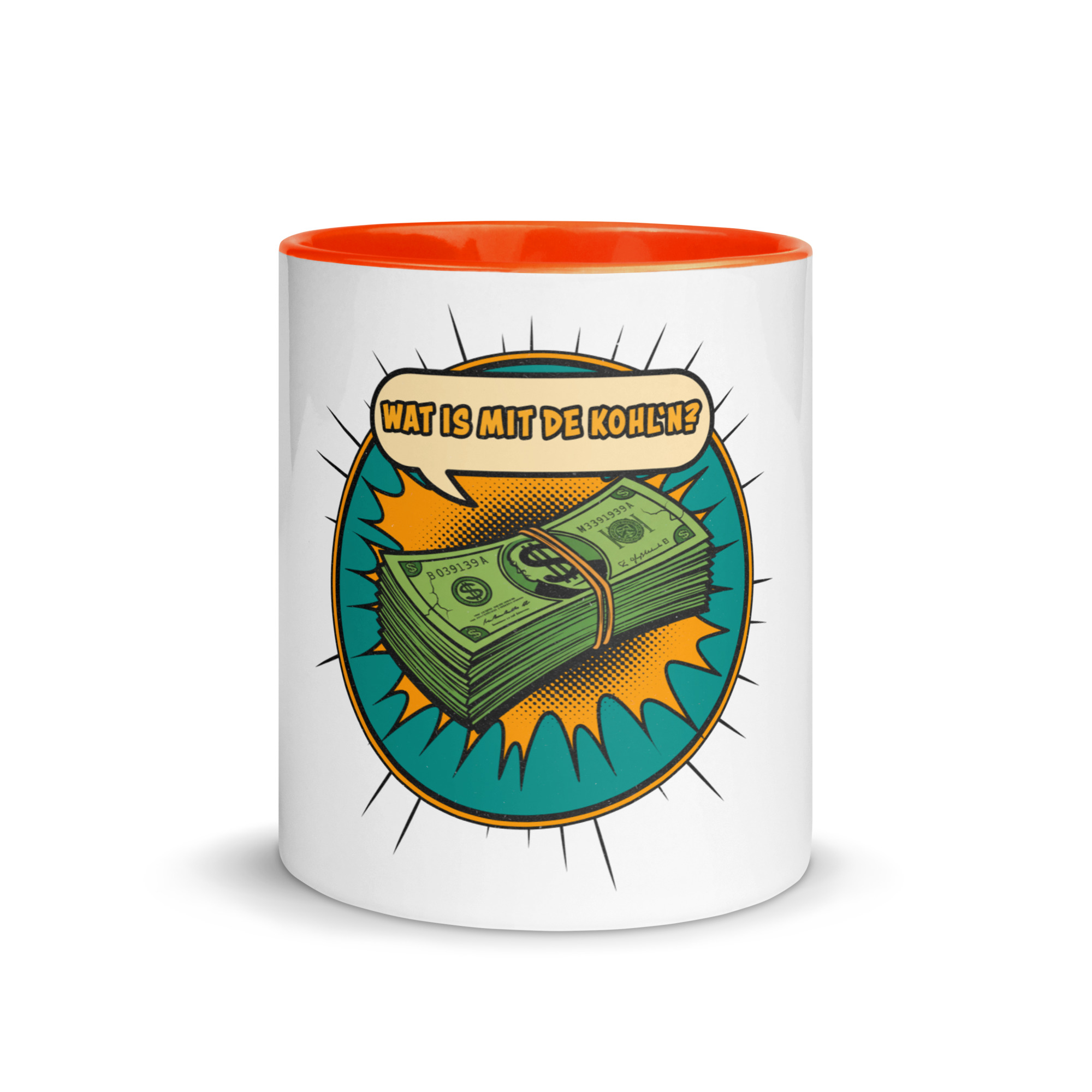 Wat is mit de Kohl'n Tasse mit farbiger Innenseite