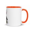 I Love Tux Tasse mit farbiger Innenseite