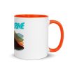 is not a crime Tasse mit farbiger Innenseite
