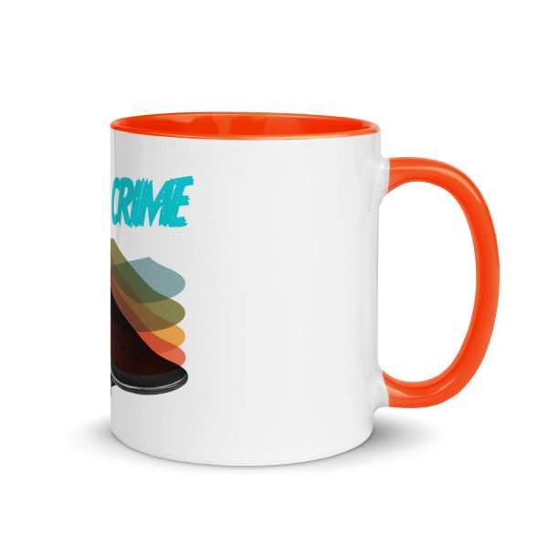 is not a crime Tasse mit farbiger Innenseite