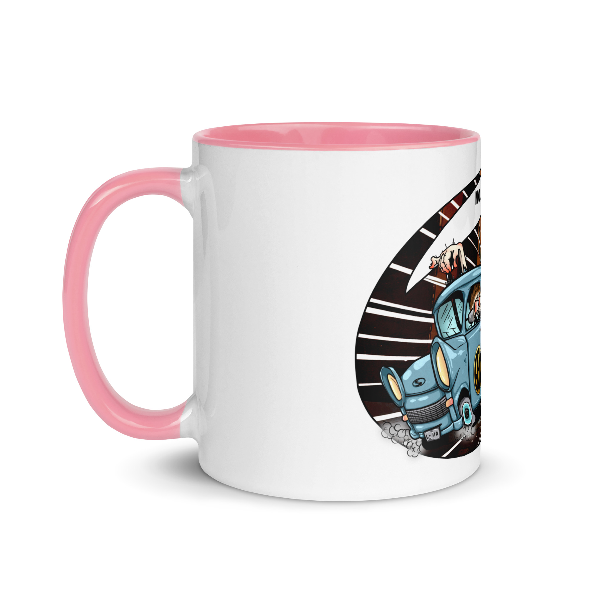 Trabant HOT ROD Comic Tasse mit farbiger Innenseite – Bild 16