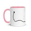 Durchziehender Faden - Eine Tasse mit farbiger Innenseite