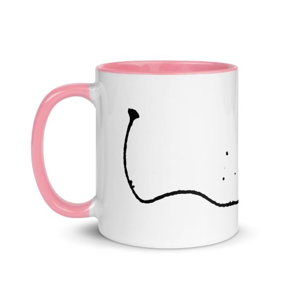 Durchziehender Faden - Eine Tasse mit farbiger Innenseite
