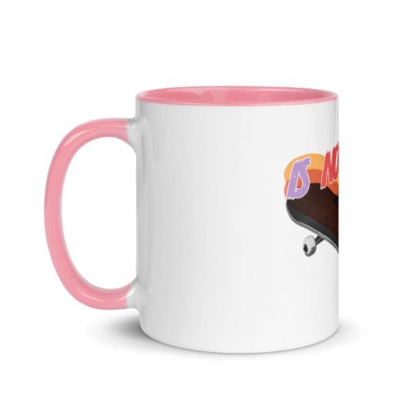 is not a crime Tasse mit farbiger Innenseite