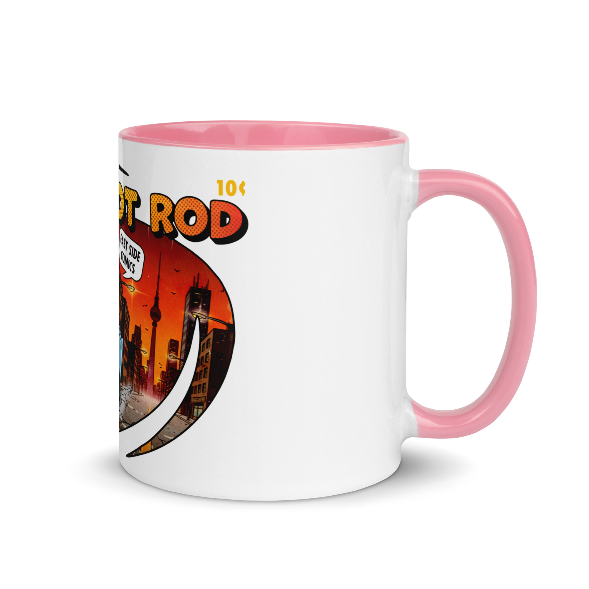 Trabant HOT ROD Comic Tasse mit farbiger Innenseite – Bild 14