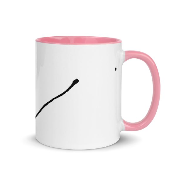 Durchziehender Faden - Eine Tasse mit farbiger Innenseite