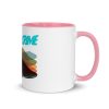 is not a crime Tasse mit farbiger Innenseite