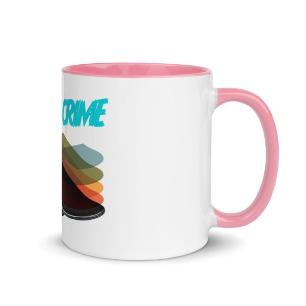 is not a crime Tasse mit farbiger Innenseite