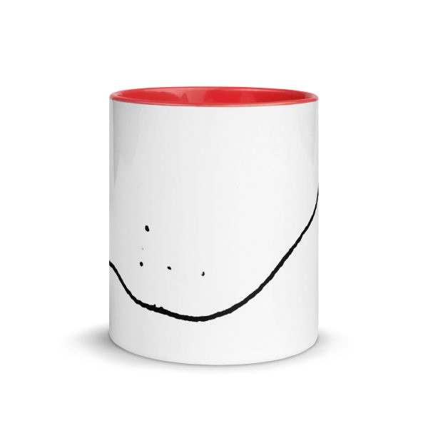 Durchziehender Faden - Eine Tasse mit farbiger Innenseite