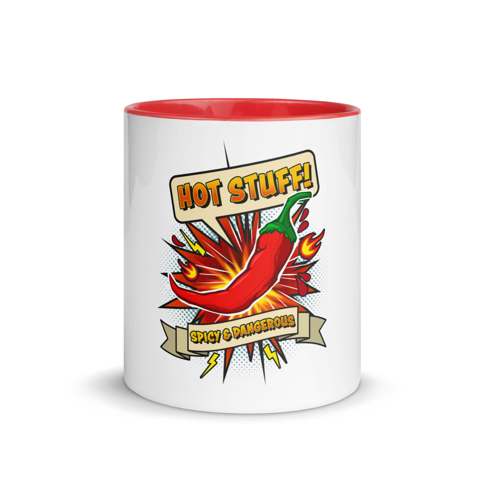 White ceramic mug with color inside red 11 oz front 68f49394df016.jpg