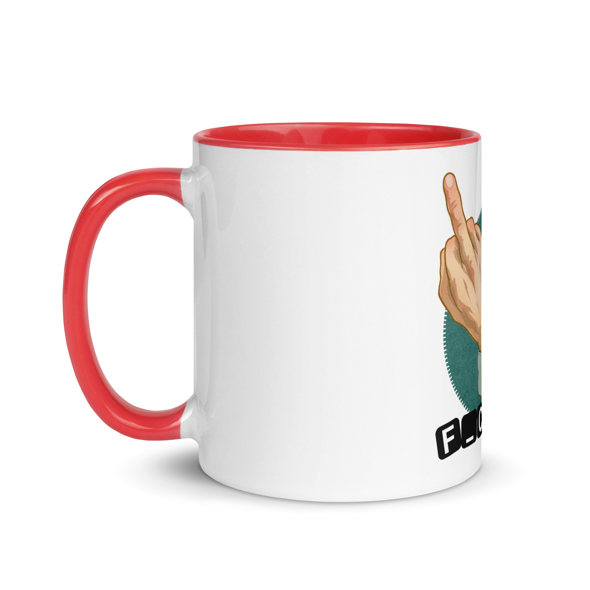 F_ck Yo_ Tasse mit farbiger Innenseite – Bild 5