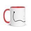 Durchziehender Faden - Eine Tasse mit farbiger Innenseite
