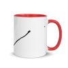 Durchziehender Faden - Eine Tasse mit farbiger Innenseite